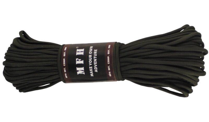 Paracord - linka spadochronowa 30m Czarna MFH - obrazek 2